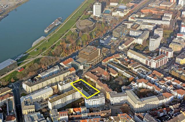 Hier will der ÖTB seine Turnhalle aufstocken. | Foto: Linz-plus