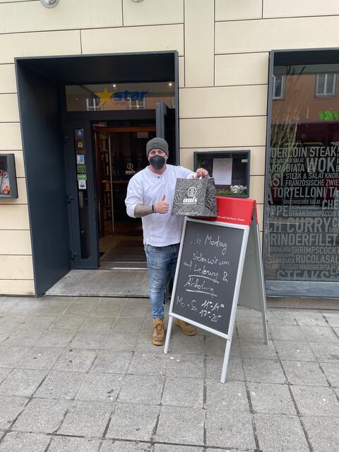 Gastronomie setzt auf Take away: Hannes Auer vom Auis.
