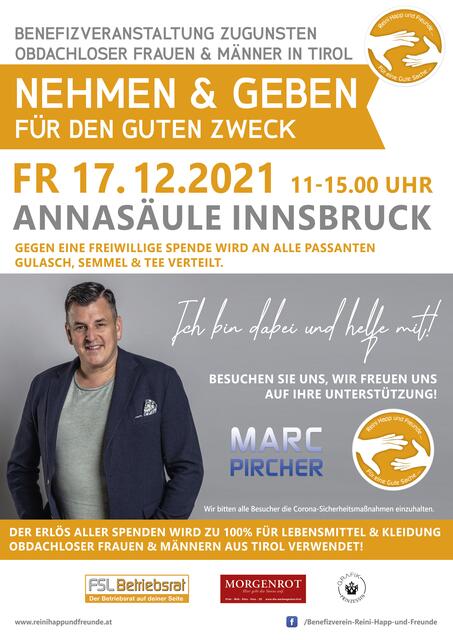 Volksmusiker Marc Pircher unterstützt die Benefizaktion.  | Foto: Reini Happ und Freunde