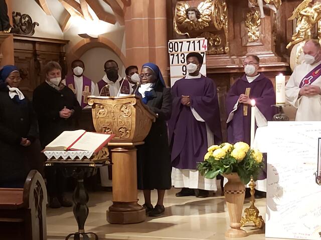 In Steinakirchen wurde Kaplan Samuels Vater gedacht. | Foto: Franz Zeitlhofer