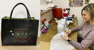 Handgemachte filztaschen Clearance