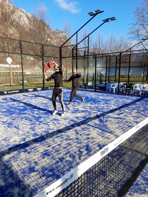 Padel Tennis, eine Trendsportart, die künfig auch in Ebensee ausprobiert werden kann.