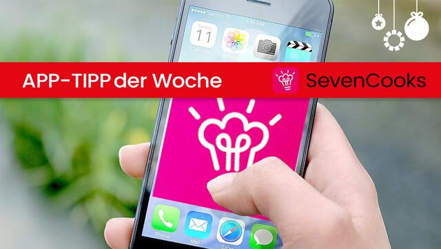 Unser App-Tipp der Woche "SevenCooks" bietet mehr als 4700 Rezepte in den unterschiedlichen Kategorien. | Foto: BB Tirol / Logo: SevenCooks