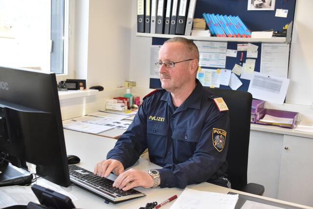 Telfer Posten-Kommandant Hubert Perktold