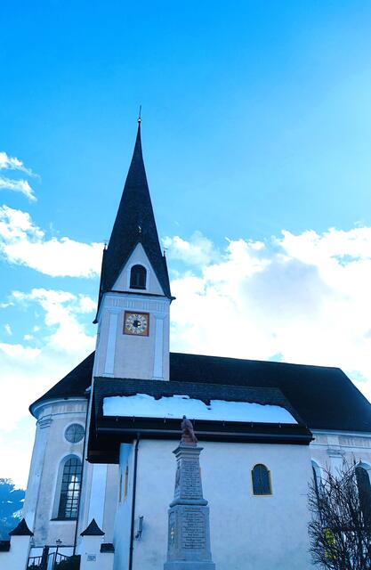Die katholische Pfarrkirche in Reith.