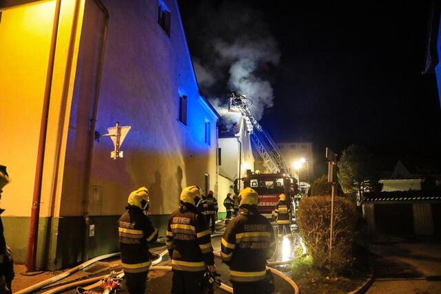 Mehrere Feuerwehren waren in Fohnsdorf im Einsatz.