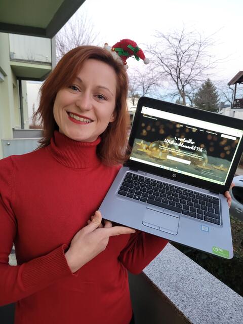 Die Ternitzerin Larissa Reisenbauer will für einen Online-Ersatz der Adventmärkte sorgen. Den Punsch muss man allerdings zuhause trinken.