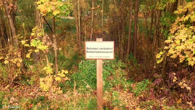 Im Glanpark in Feschnig wurde von unserem Regionauten dieses Schild entdeckt. | Foto: Georg Paganal