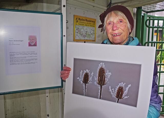Seine letzten Werke, Stillleben mit Pflanzen. | Foto: Alois Litzlbauer