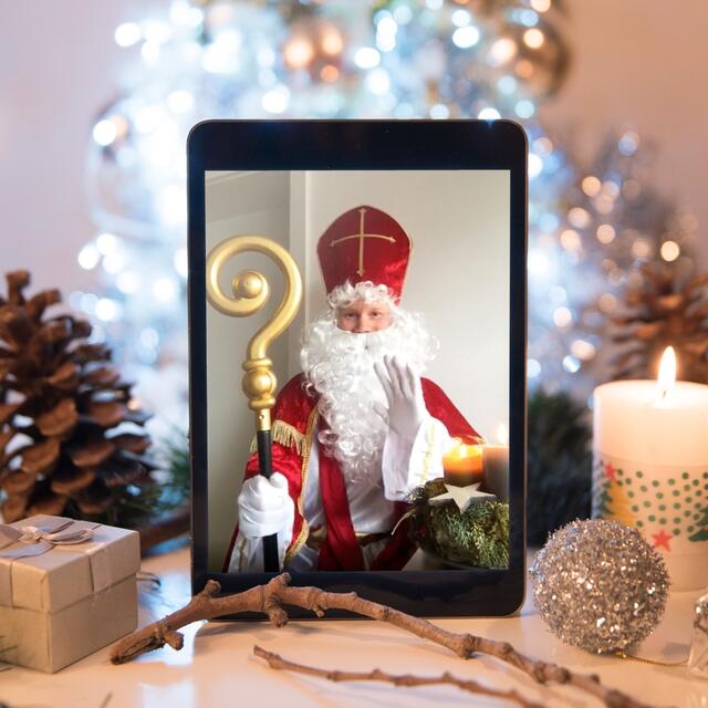 Live Talk mit dem Nikolaus und seinen Freunden. | Foto: Cleverly