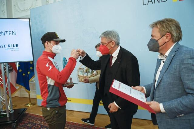 Die Ehrungen finden auch dieses Jahr wieder ohne Publikum statt. | Foto: LPD Kärnten/Helge Bauer