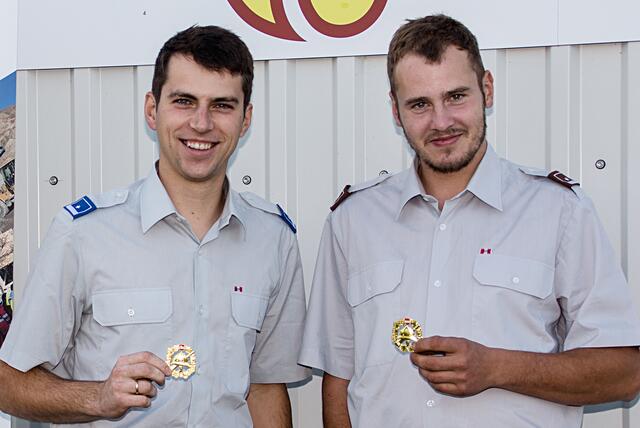 Maturanten unter sich - Martin Klug, Dominic Hiden (v.l.)