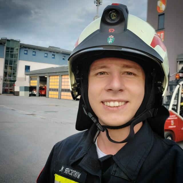 Wintscher soll jetzt auch Werbegesicht für die FF Voitsberg werden.