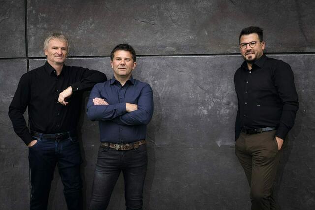 Paul Achs, Robert Keringer und Hannes Reeh siegten mit ihren "Jungen Roten".