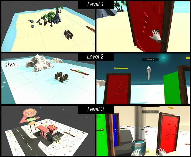 Das Spiel benutzt Virtual Reality