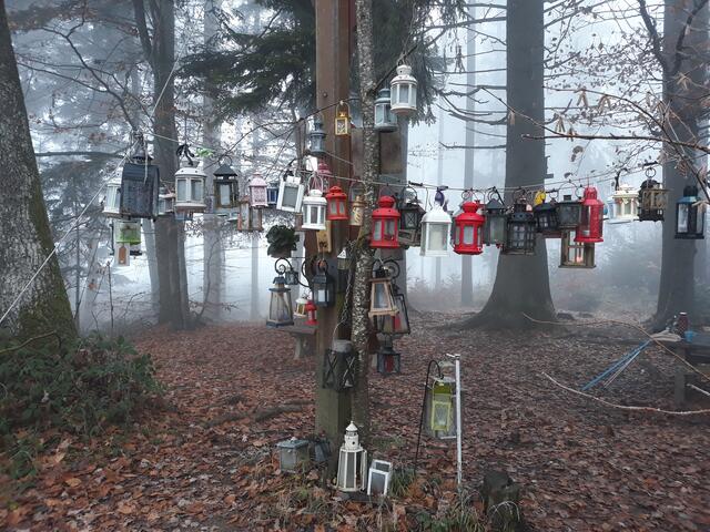 Wäre SCHÖN, wenn in jeder Laterne ein Lichter`l brennen könnte
 (ist wegen Brandgefahr nicht erlaubt)
 im 
GEDENKEN und GEDANKEN, dieser PANDEMIE.
 