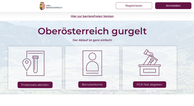 Ab 29. November kann im ganzen Bundesland gegurgelt werden.  | Foto: Screenshot Land OÖ