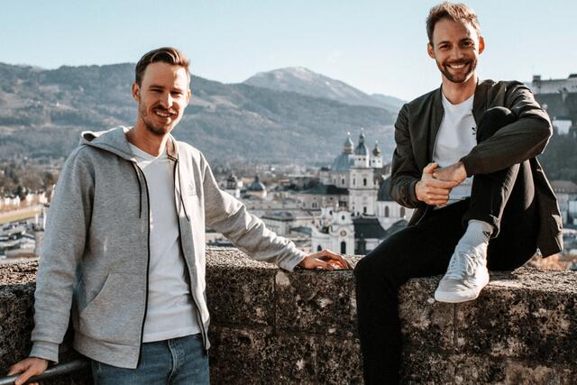 Das Mattseer Startup Needit hat den Arge-Alp-Wettbewerb 2021 für sich entschieden, im Bild die beiden Geschäftsführer Sebastian Waldbauer und Alexander Fally. | Foto: Needit