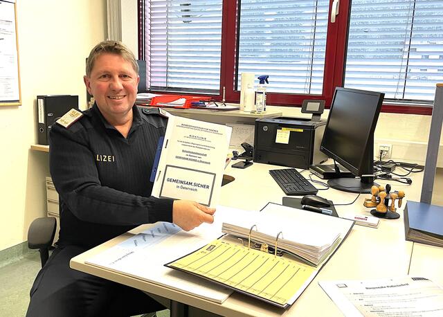 "Gemeinsam sicher" ist auch das Motto von Sicherheitsbeauftragten Kontrollinspektor Alois Engl.