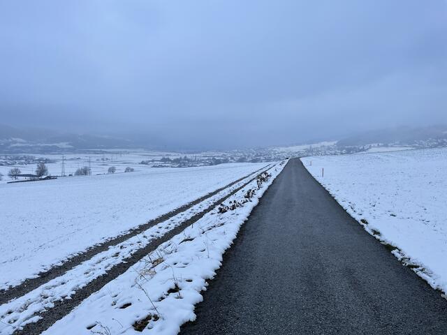Unterwegs auf den Feldern Richtung Thaur. | Foto: Kendlbacher