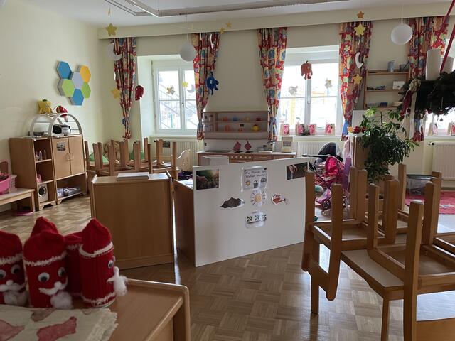Hell und freundlich zeigen die sanieren Räume im Kindergarten Hollenegg. | Foto: Susanne Veronik