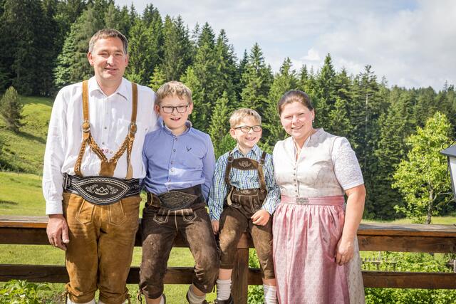 Die Familie Bergmann betreibt die Landwirtschaft in dritter Generation.