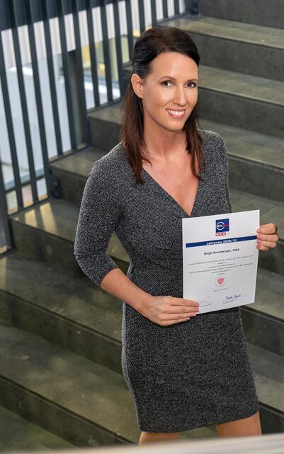 Preisträgerin Birgit Kronberger aus Gänserndorf.