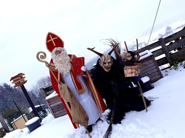 Auch die "Steyeregger Bergbau Teifl'n" mit Obmann Sebastian Dengg sind am 4., 5. und 6. Dezember im Nikolaus- und Krampuseinsatz.