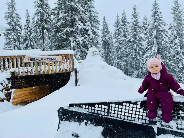Auf der Hebalm wartet der neue Hebalm-Tunnel auf die ganz kleinen Wintersportler.