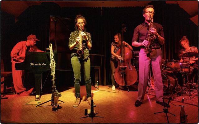 Chuffdrone präsentierten am 6. November 2021 ihre neue CD im Jazzclub Raab. | Foto: Kunst und Kultur Raab