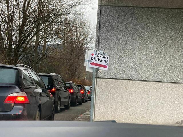 Murtaler müssen zum Corona-Drive-in nach Bruck fahren.