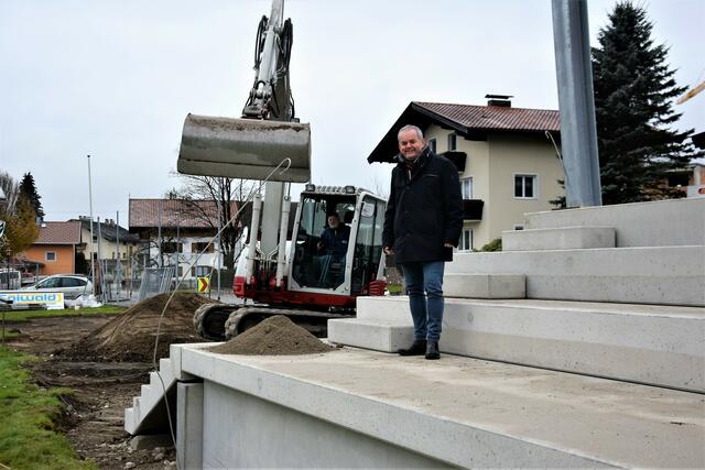 Projekt Tribünenbaustelle am Sportplatz Kirchbichl.