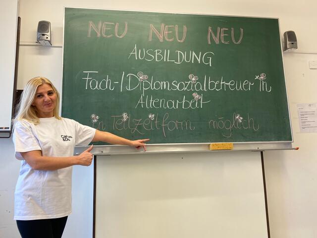 Im Februar startet in der  Caritas-Schule in Urfahrdie Ausbildung zur Fach-/Diplomsozialbetreuerin Altenarbeit wahlweise als Teilzeit-Modell. | Foto: Caritas OÖ