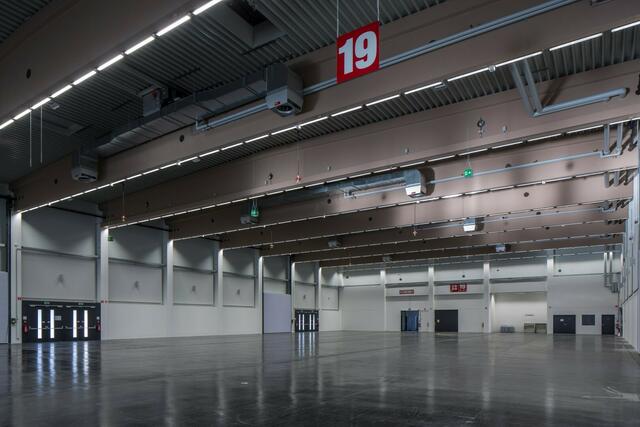 Lagerflächen für unterschiedlichste Bedürfnisse können in der Messe Ried angemietet werden. | Foto: Messe Ried