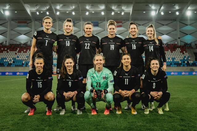 Österreichs Frauen-Nationalteam holte in Luxemburg einen 8:0-Kantersieg. | Foto: ÖFB/Christopher Glanzl