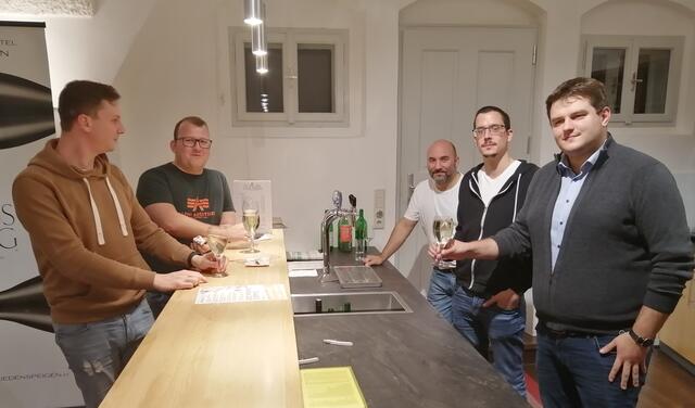 Die jungen Gemeinderäte  Herbert Fabian und Erich  | Foto: Gertrude Hofstetter