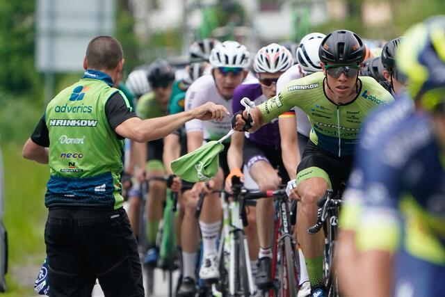 Zuletzt zeigte sich Luka Pajek stark bei der Veneto Classic (UCI 1.1) und dem Giro del Veneto (UCI 1.1), wo er live auf Eurosport die Farben und Sponsoren von Hrinkow Advarics Cycleang in der Spitzengruppe präsentierte.  | Foto: Eisenbauer
