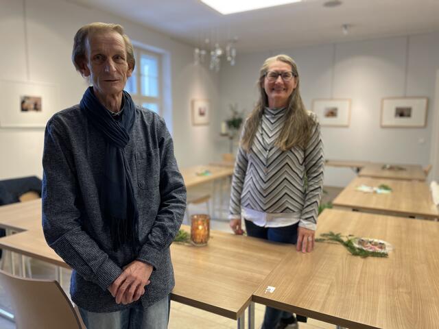 Höfler Mario Wolfgang und Maria Sojer, im ABZ - Haus der Möglichkeiten.