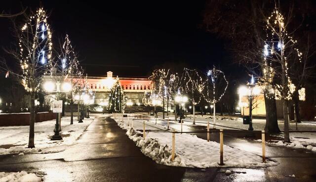 Wunderschön: Die Weihnachtsbeleuchtung in Bad Ischl.