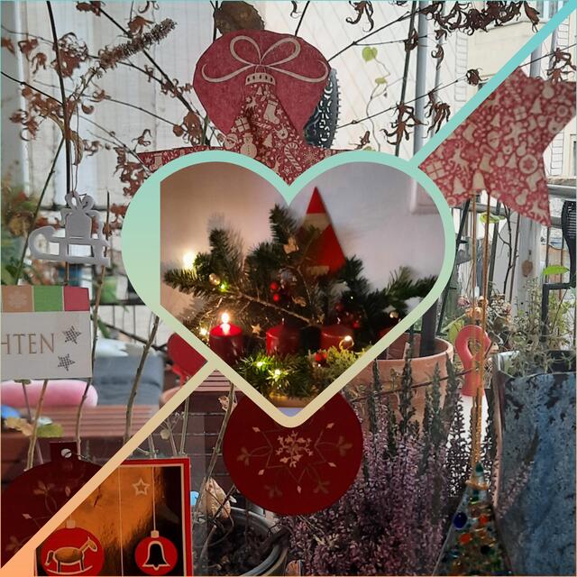 Von Neubauerin Inge Bruestle stammt diese schöne Weihnachtscollage. | Foto: Bruestle