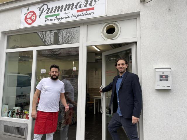 Gaetano Brancato (r.) und sein Partner Pietro Andolfi heißen ihre Gäste in der Bendlgasse willkommen.