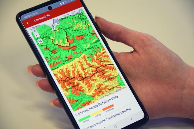 Die App soll den Winter sicherer machen. | Foto: Land Salzburg/Stefan Mayer