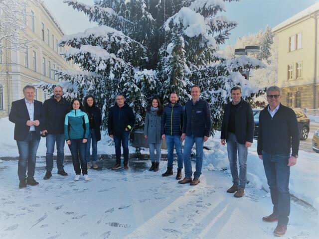 Am Projekt beteiligt: Bgm. Leopold Astner, Bgm. Josef Zopooth, Bigit Ortner, Claudia Ressi, Adolf Klauss, Margarethe Stampfl, Robert Buchacher, Markus Brandstätter, Rainer Holz und Christopher Gruber (von links). | Foto: ARGE ARAM