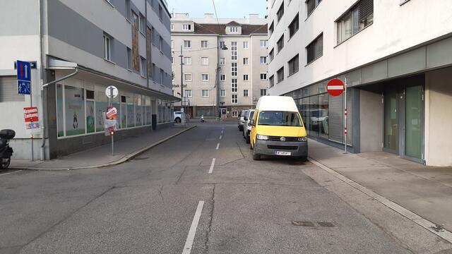 Die Öffnung der Einbahn für den Radverkehr war ein Bürgerwunsch im partizipativen Bürgerbudget 2021. | Foto: Andreas Fritsch