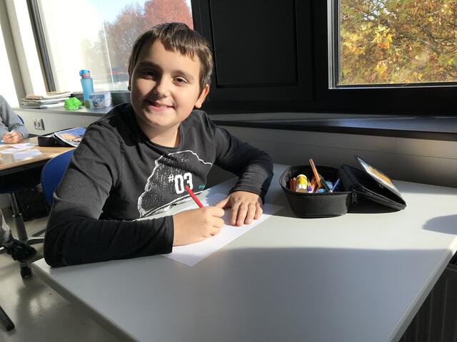 Florian Julius Michl aus Oedt vom Gymnasium in Feldbach siegte im Rahmen eines Zeichenwettbewerbs für ein Buchcover. | Foto: Borg Feldbach