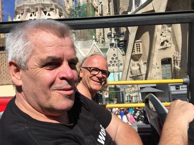Guntbert und Harald, nicht nur in Barcelona in Form. | Foto: Lederer