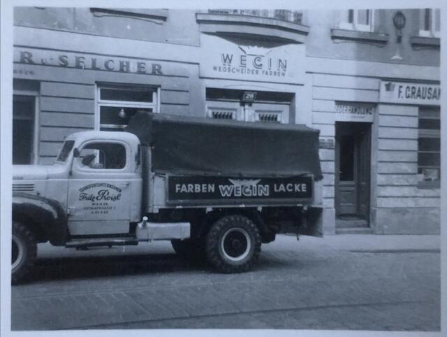 Das einzige in der Familie erhalten gebliebene Bild der Kaiserstraße 26 aus den 1960er Jahren.