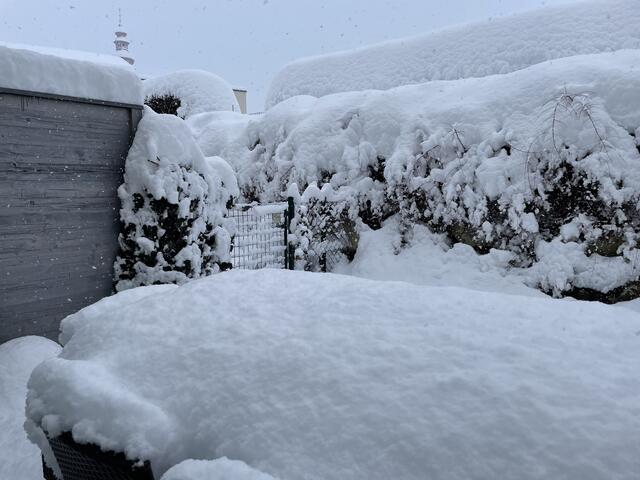 Bereits am Wochenende gab es viel Schnee. | Foto: Verderber