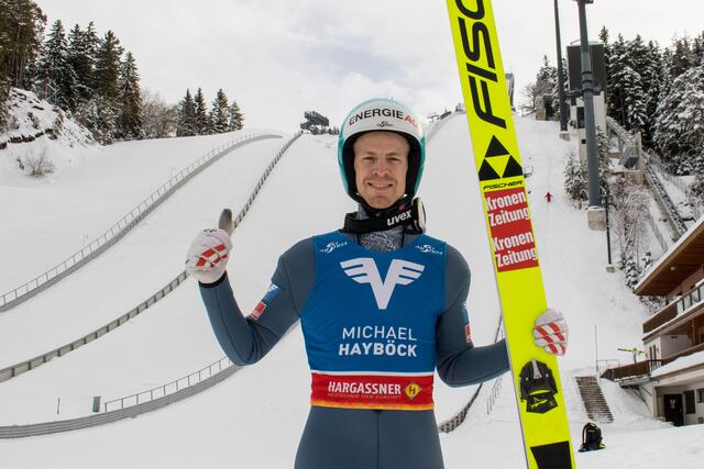 Daumen nach oben: Für den ÖSV-Adler Michael Hayböck geht es wieder aufwärts. | Foto: JumpandReach
