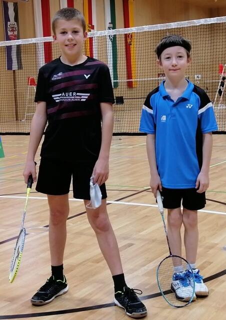 Der Pressbaumer Theo Pap (rechts) konnte mit dem Grazer Ben Mitterhammer im Herren-Doppel U11 den zweiten Platz erspielen. | Foto: ASV Pressbaum